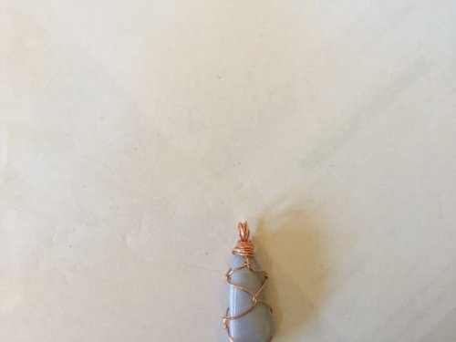 Karen Meador, Ph.D.'s Stone Twist Wrap - , Contemporary Wire Jewelry, Lashing, Wire Lashing, Wire Wrapping, Wrapping, Wire Wrapping Jewelry, tuck the wires